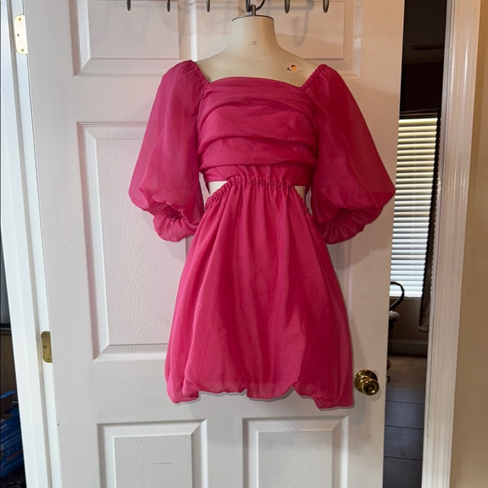 Women’s hot pink dress